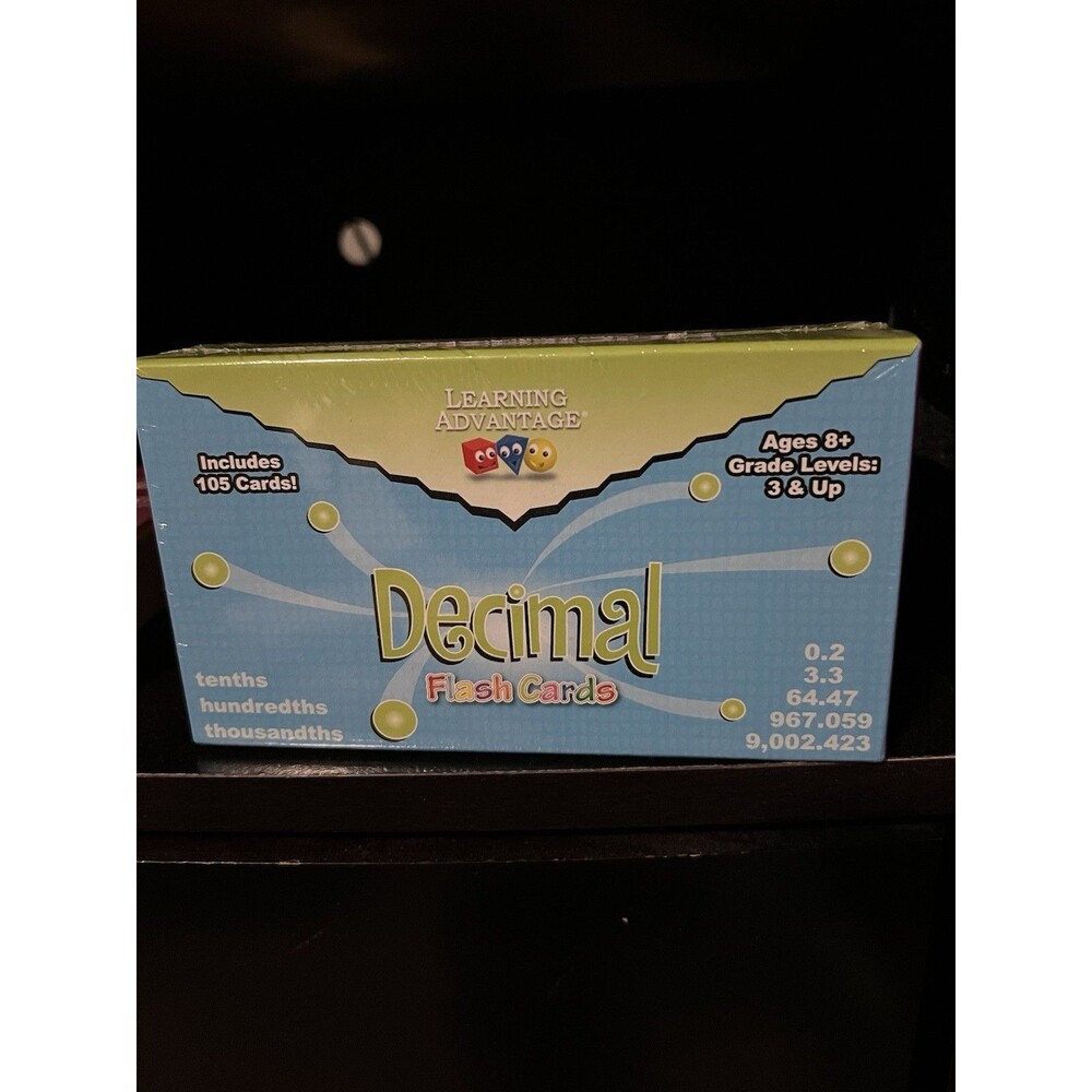 Learning Advantage Decimal Flash Cards
